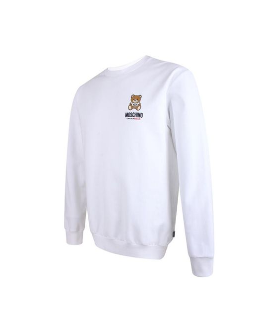 Moschino White Logo Sweater