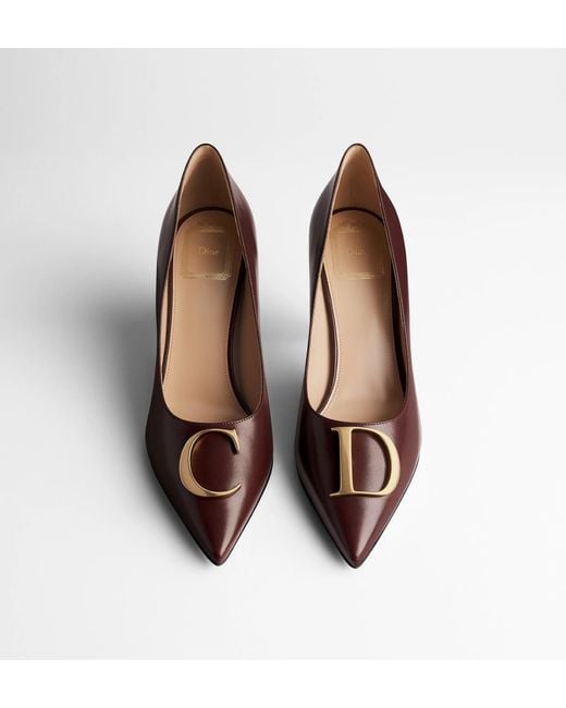 Dior Brown Initials Pump