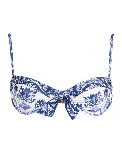 Farm Rio Blue Floral Printed Bikini