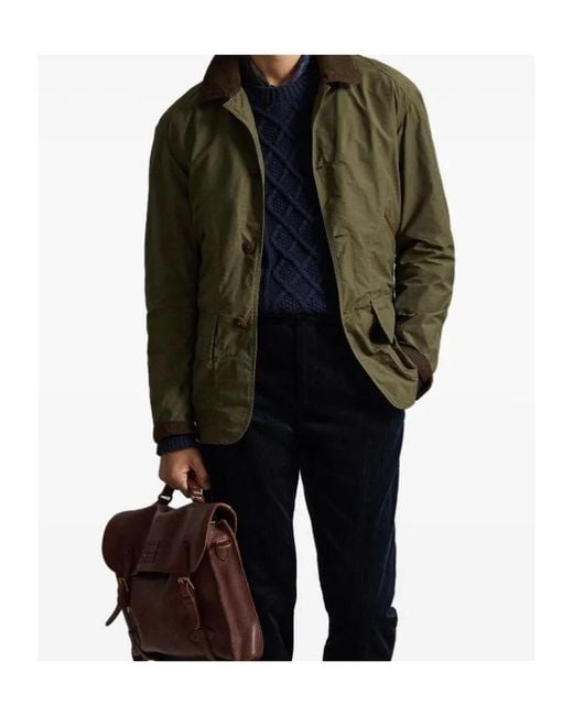 Polo Ralph Lauren Green The Clarkfield Utility Jacket for men