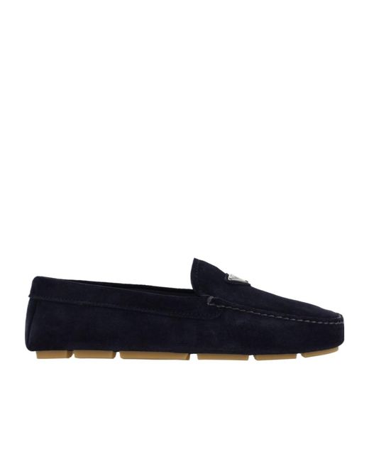 Prada Blue Logo Love Shoes for men