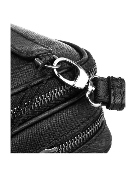Giorgio Armani Black Logo Details Clutch for men