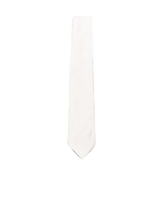 Tom Ford White Pointed-Tip Tie for men