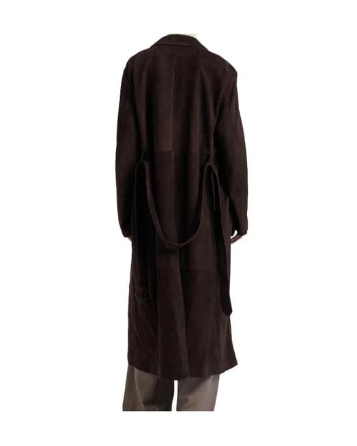 The Row Black Long-Sleeved Coat
