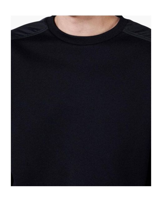Prada Black Logo Plaque Crewneck Sweatshirt for men
