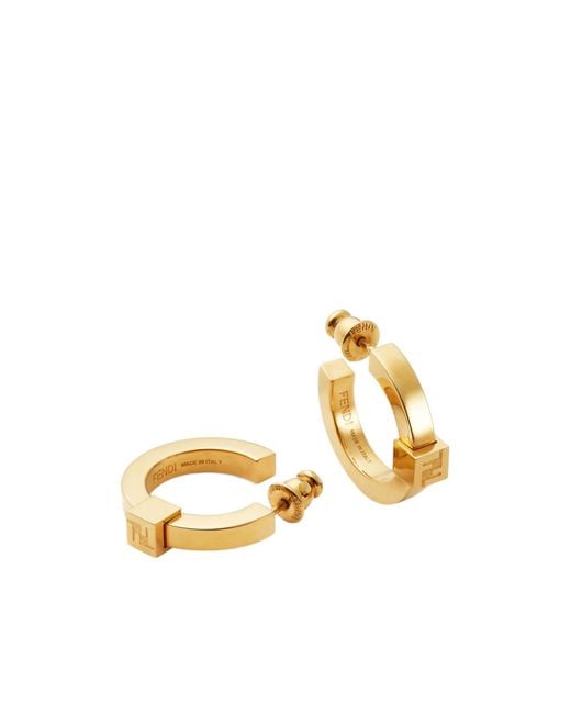 Fendi Metallic Forever Earrings