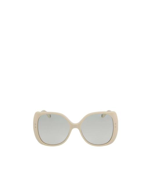 Gucci White Logo Sunglasses