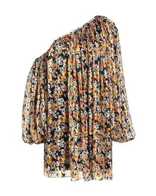 Saint Laurent Natural Mini Dresses