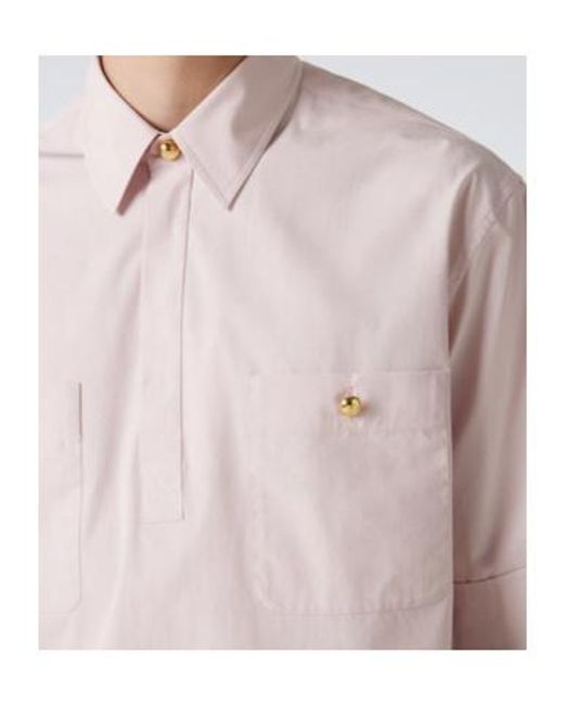 Valentino Pink Cotton Shirt for men