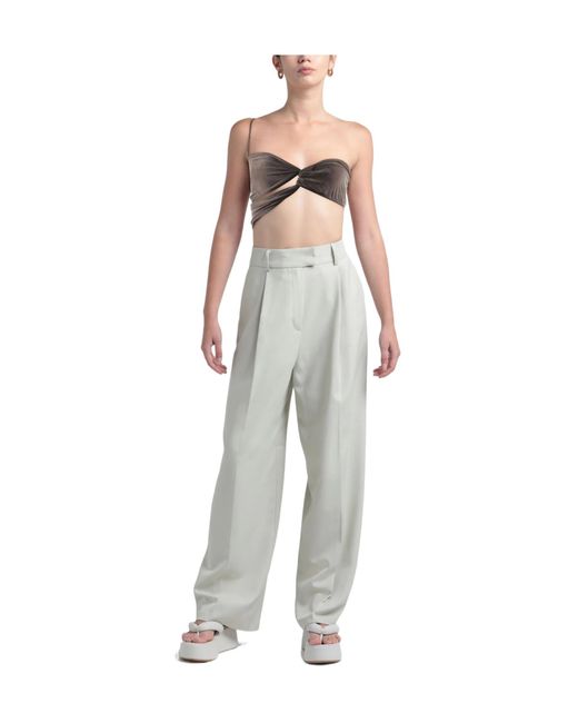 Jacquemus Brown One-Shoulder Bikini