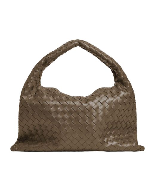 Bottega Veneta Brown Hop Small Shoulder Bag