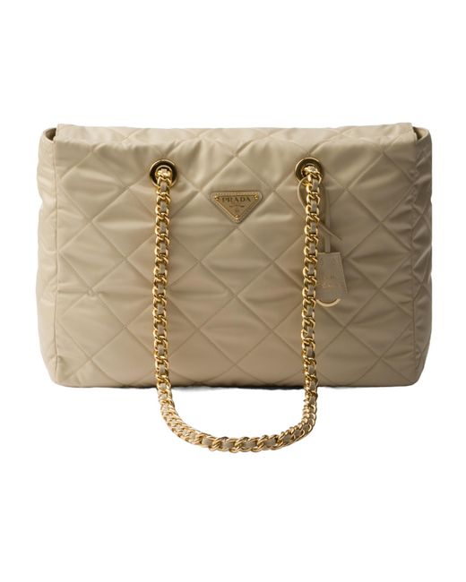 Prada Natural Re-Edition 1995 Chaîne Large Re-Nylon Bag