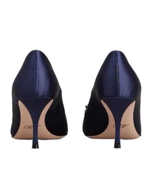 Roger Vivier Blue Efflorescence Pumps