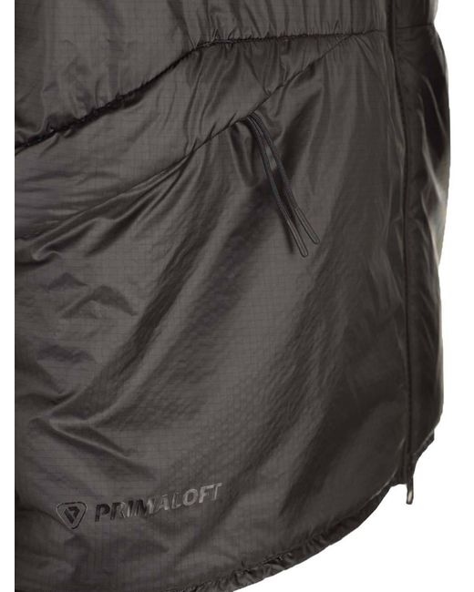 C P Company Black Lens-Detail Padded Gilet for men