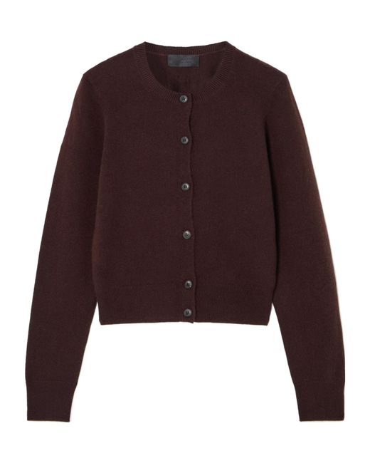 Nili Lotan Purple March Cashmere Cardigan