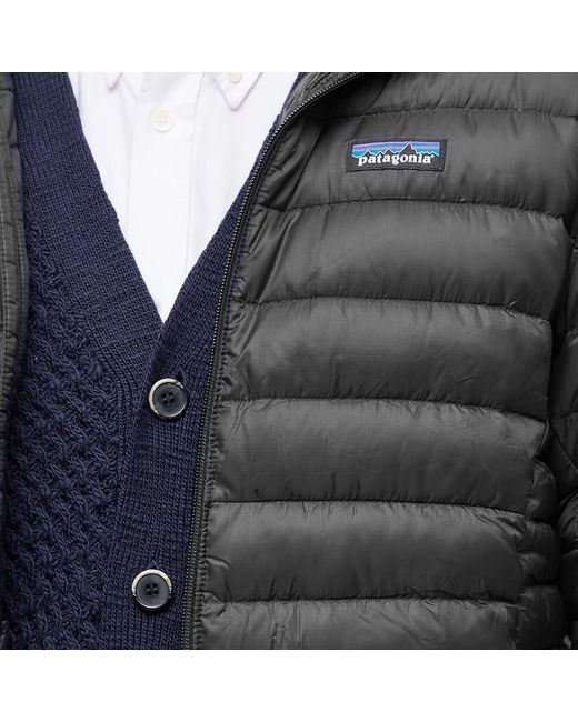 Patagonia Gray Quilted Lightweight Down Jacket for men