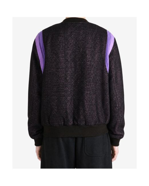 Dries Van Noten Purple Long-Sleeve Casual Jacket for men