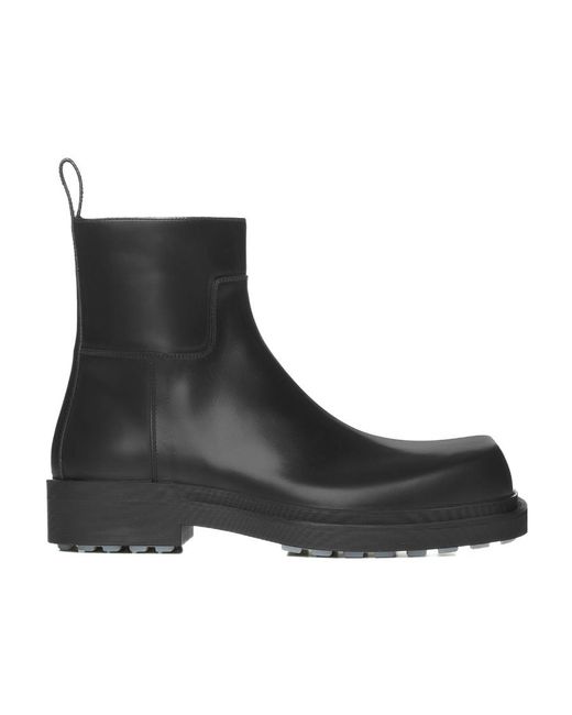 Bottega Veneta Black Ben Ankle Boots for men