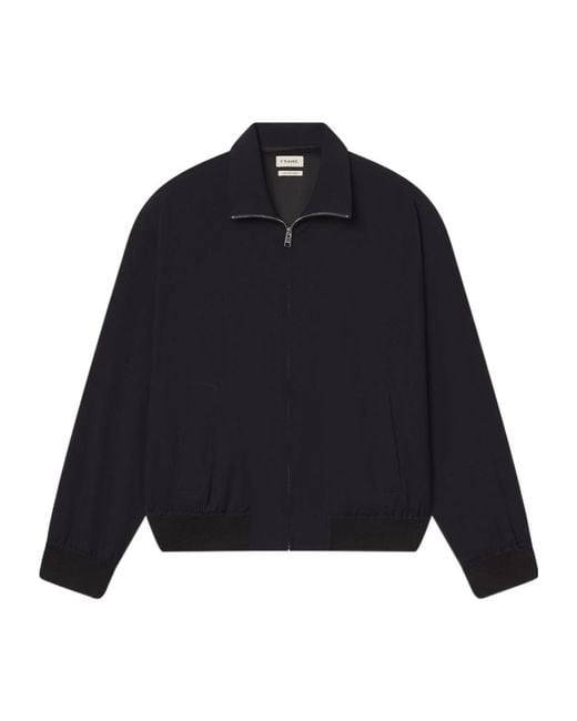 FRAME Blue Long Sleeve Jacket for men