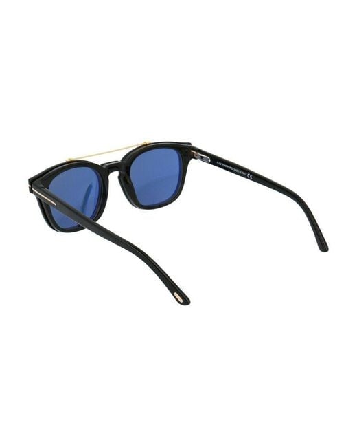 Tom Ford Blue Eyewear Square Frame Glasses