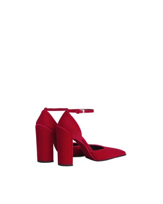 Alaïa Red Square-Toed High Heels