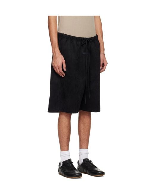 Fear Of God Black Relaxed Short for men