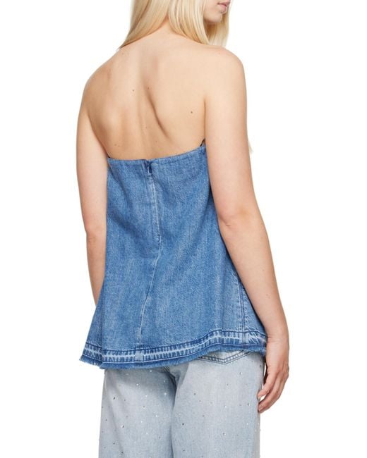 Rag & Bone Blue Denim Skirt