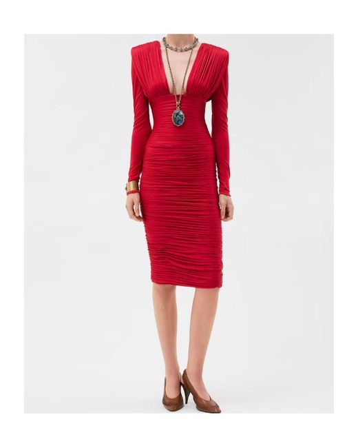 Versace Red Dresses