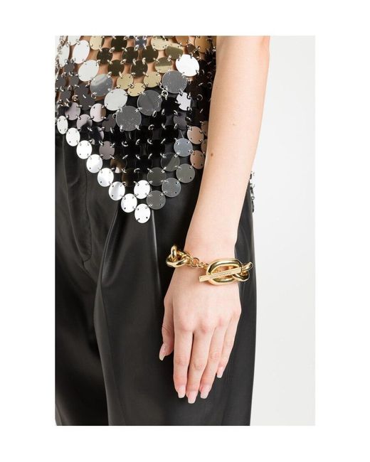 Rabanne Metallic Chain Bracelet