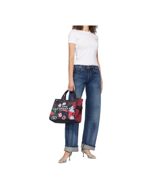 Marc Jacobs Red Printed Handbag