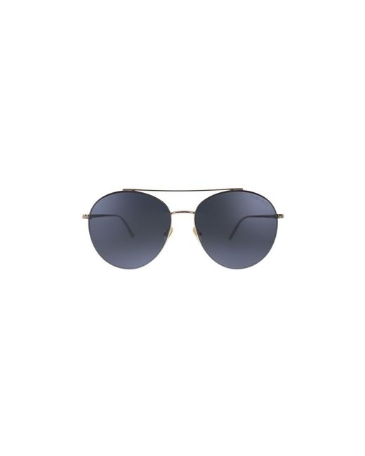 Tom Ford Blue Logo Sunglasses