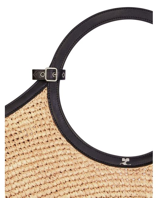 Courreges Natural Courrèges Maxy Holy Ac Logo Plaque Tote Bag