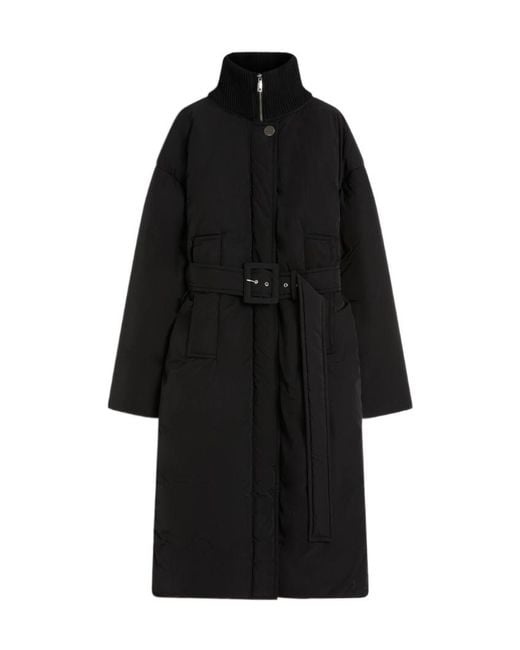 Sportmax Black Casarsa Belted Long Coat