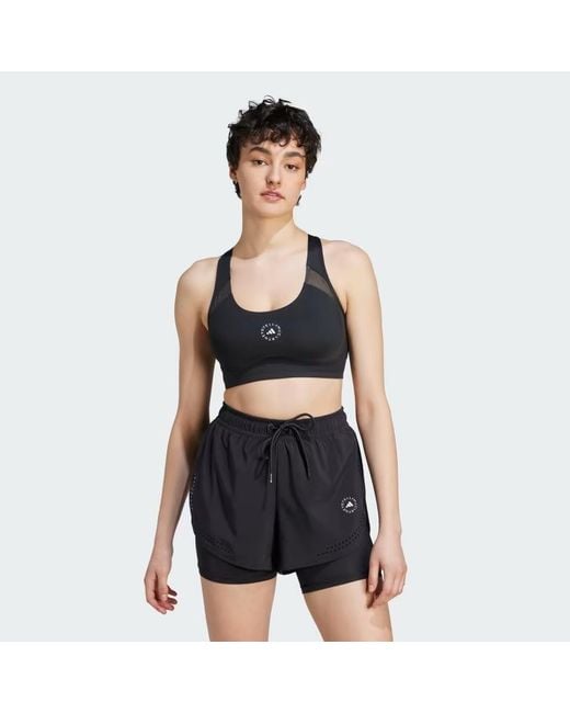 Adidas By Stella McCartney Black Truepurpose Power Impact Training Medium-Support Bra