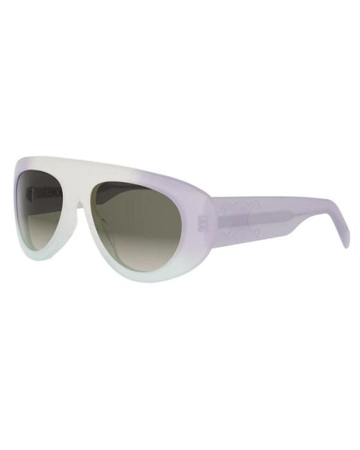 Céline Metallic Full-Rim Sunglasses