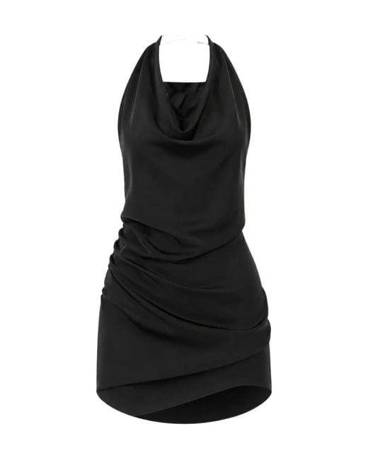 Wardrobe NYC Black Halterneck Mini Dress