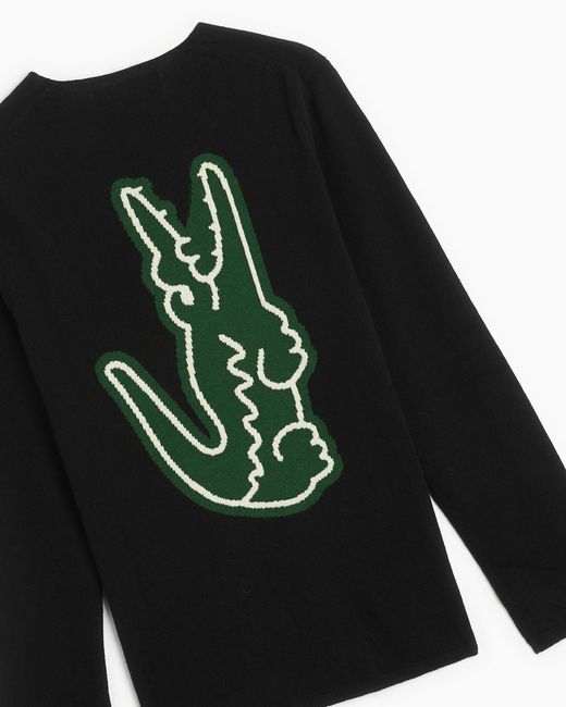 Comme des Garçons Black Comme Des Garçons Shirt X Lacoste Crewneck Jumper for men