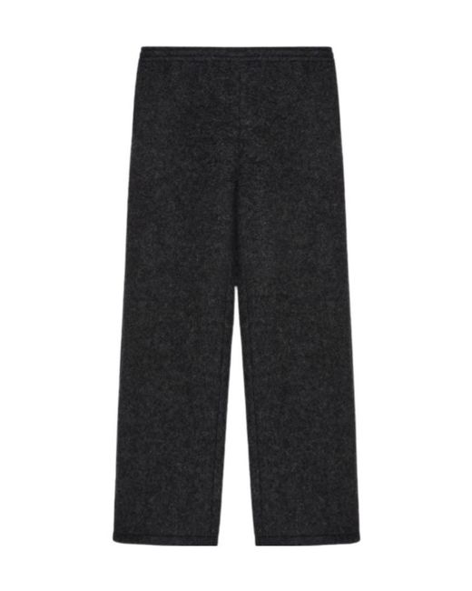 Jil Sander Black Straight-Leg Casual Pants for men