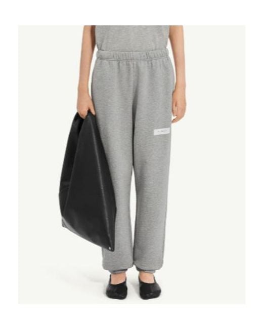 MM6 by Maison Margiela Gray Elastic-Waistband Tapered Trousers