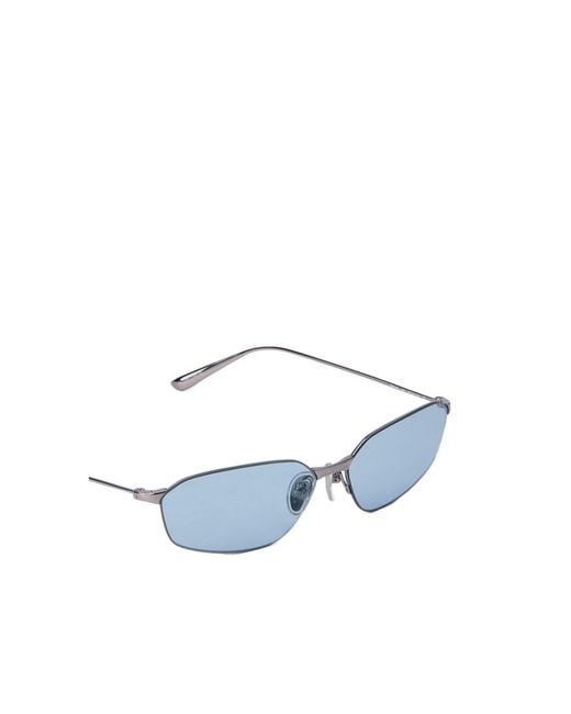 Balenciaga Blue Eyewear Cat-Eye Sunglasses for men