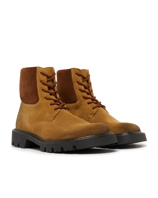 Loewe Brown Lacing Short Boots for men