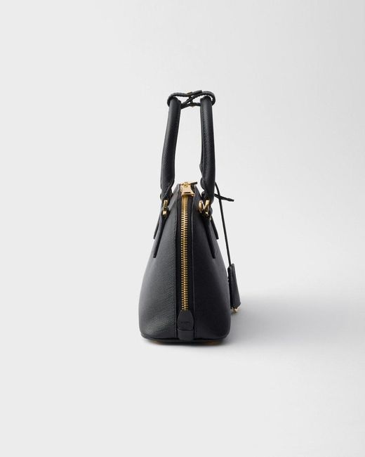 Prada Black Zip-Up Top Handle Bag
