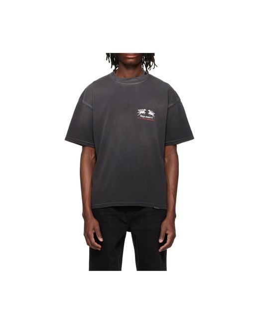 Represent Black Gas Station Graphic T-Shirt for men