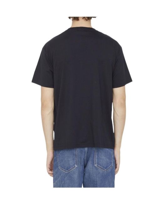 Céline Black Triomphe Loose T-Shirt for men