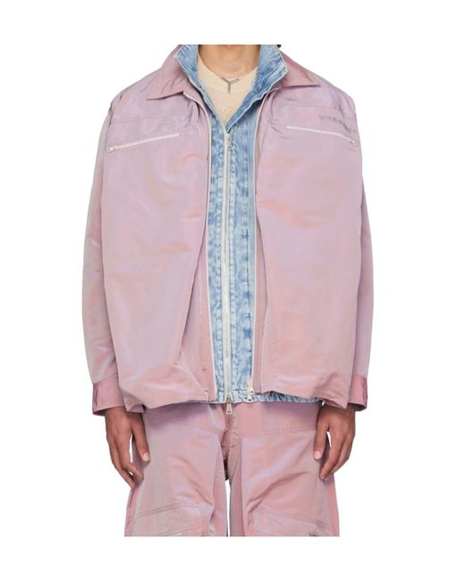 Y. Project Pink Gathered Shirt for men