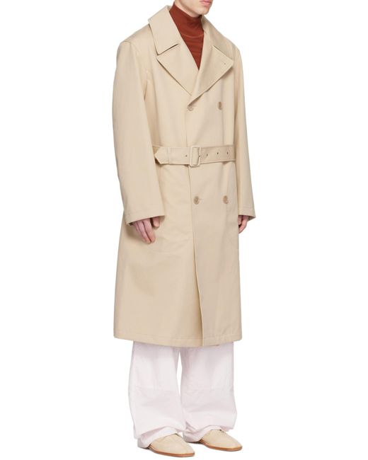 Lemaire Natural Military Trench Coat