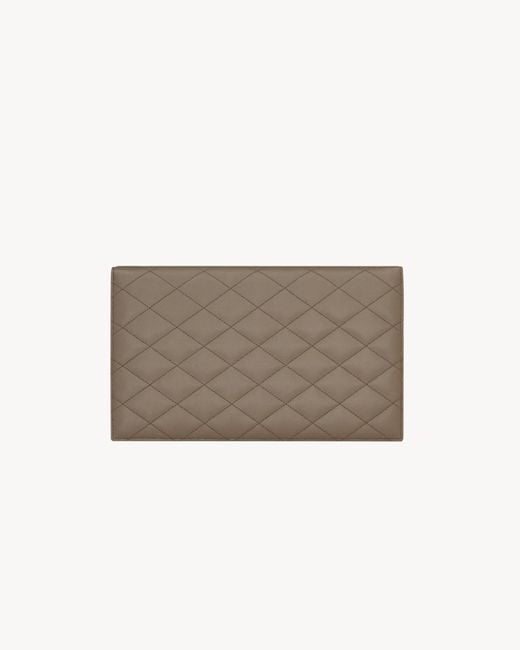 Saint Laurent Gray Paris Pouch