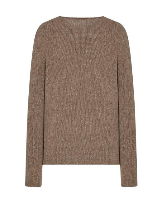 The Row Brown Nitha Sweater