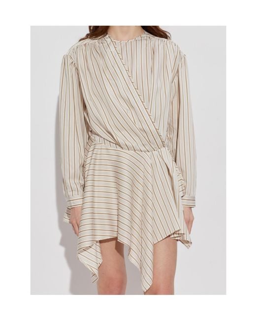 IRO White Utenia Asymmetric Dress