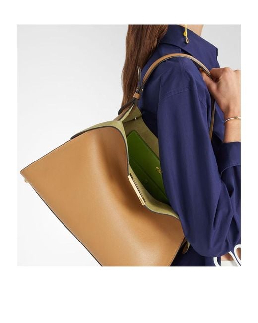 Fendi Orange Way Medium Tote Bag